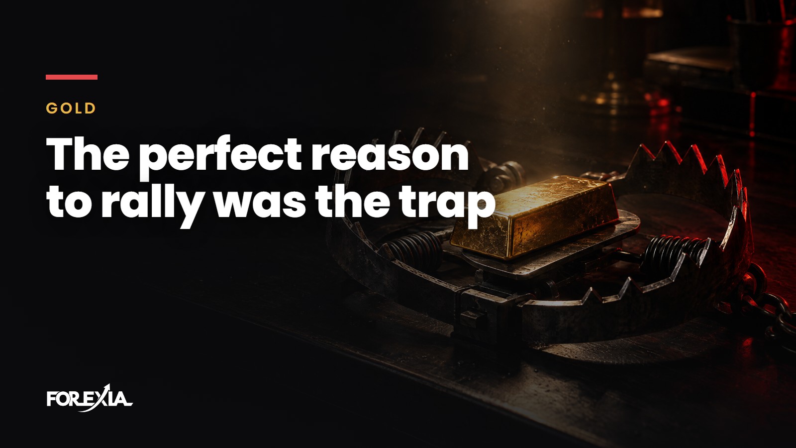 Gold got the perfect reason to rally. That was the trap.